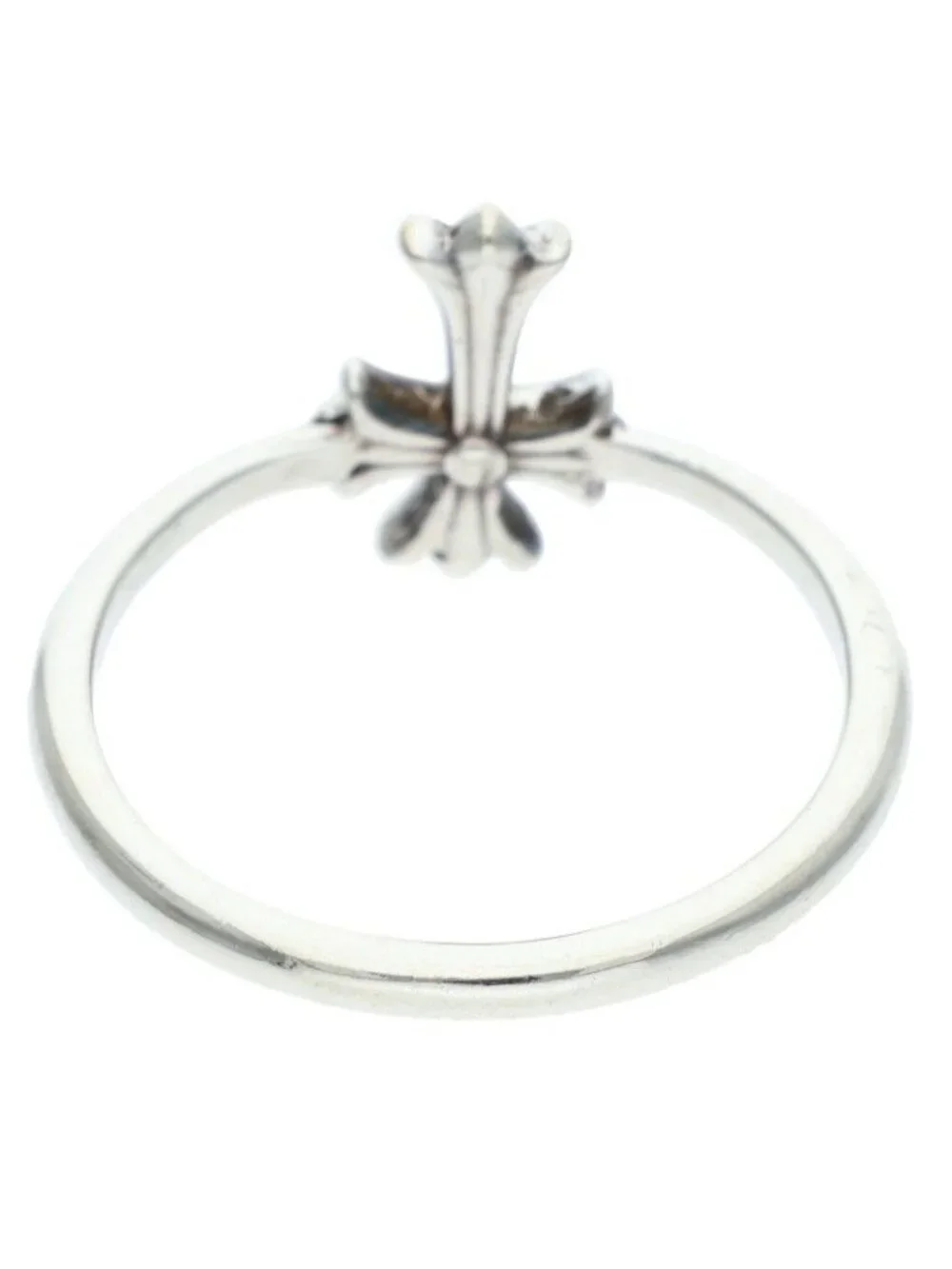 Chrome Hearts Bubblgm CH Bubblegum CH Cross Silver Ring